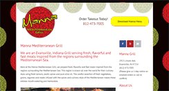 Desktop Screenshot of manna-grill.com